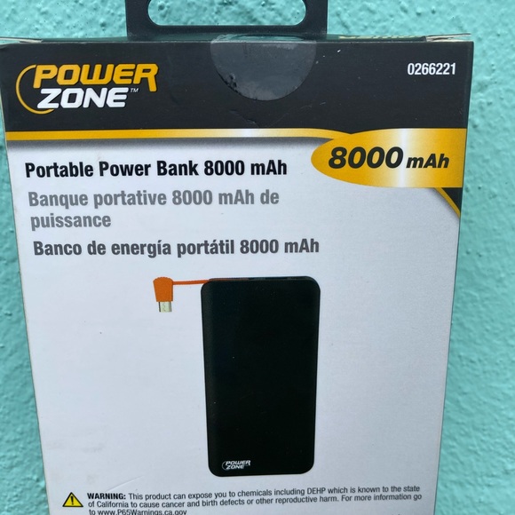 POWERZONE Power Bank 8000mAh - Picture 1 of 2